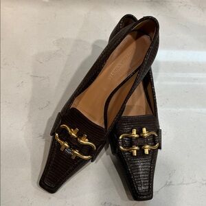 Bottega Veneta Madame Brown Leather Pump 8.5